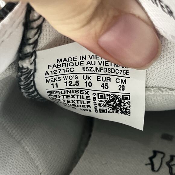 Converse “Star Player 76” Men's Size 11 Gray Low Top Lace Up Casual Sneakers - Picture 8 of 10